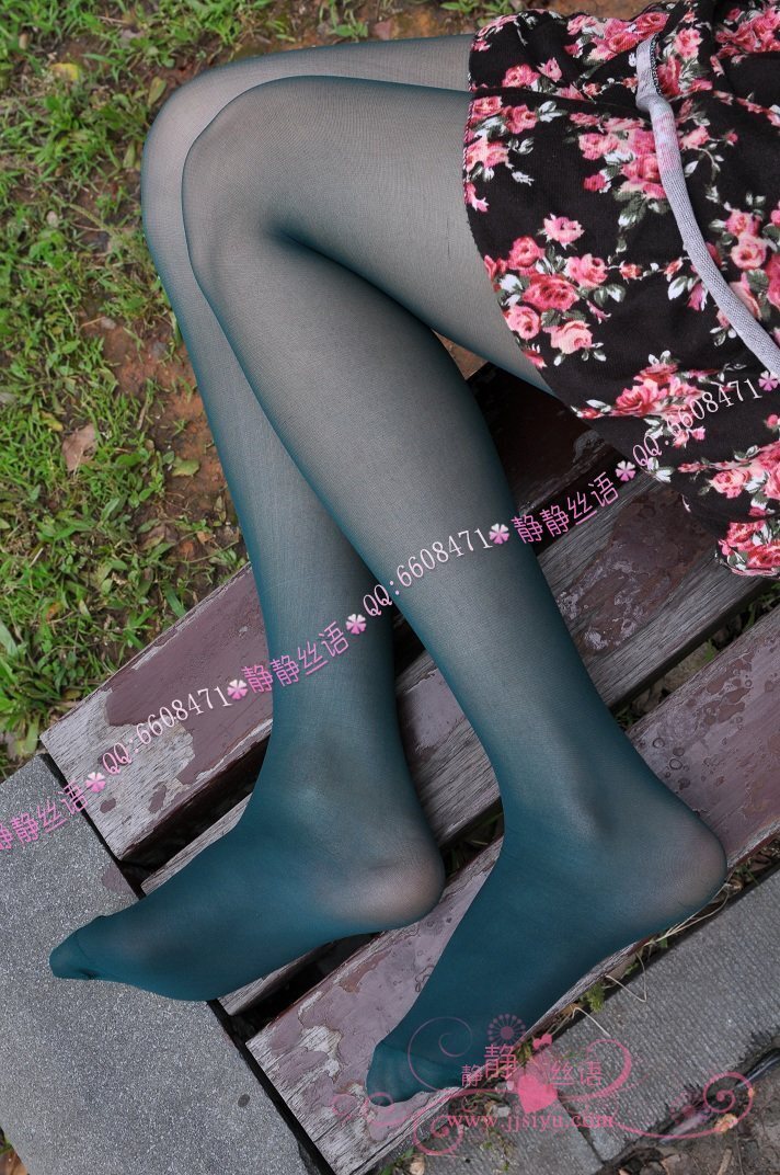 Wonderful series toe thickening pantyhose (green) silent silk language silk stockings beauty picture